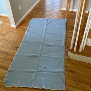 Organic Wool Blanket Queen Size 76x80” Gorgeous Blue